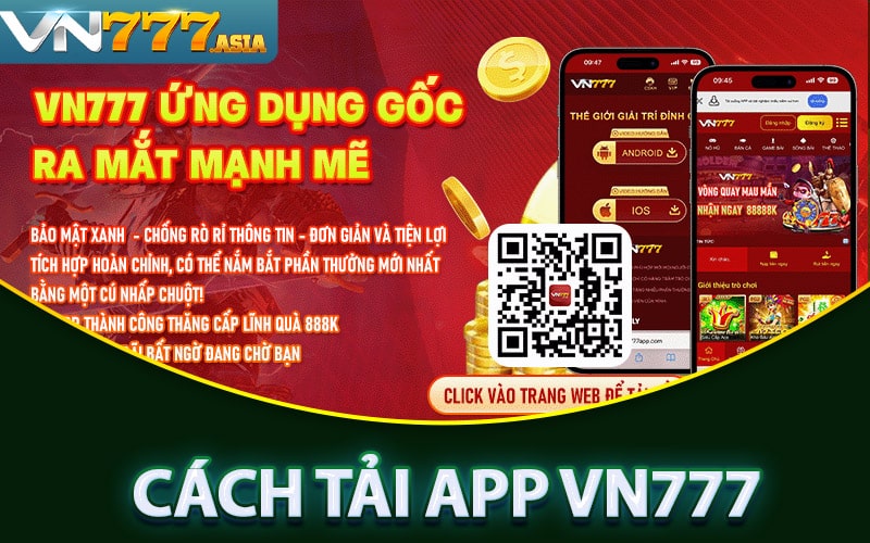 Cách tải app Vn777 App về điện thoại